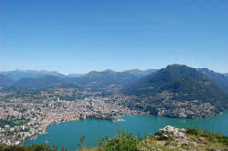 Utsikt över Lugano